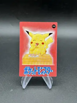 Pikachu Silly Holo Pokemon Vintage Pocket Monsters Vending Prism Sticker 196 - Image 2