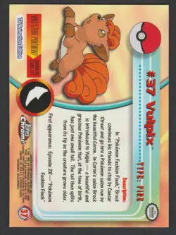 Vulpix - Topps Chrome Pokemon - #37 - Image 2