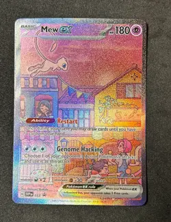 Mew EX Full Art Promo UPC #SVP053 Pokemon Card TCG NEAR MINT - Image 1