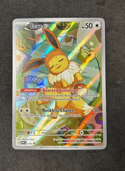 Eevee Prismatic Evolutions ETB Promo #SVP173 Pokemon Card TCG NEAR MINT - Image 1