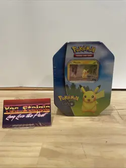 Pokemon TCG Pokemon Go Pikachu Tin - 2022 Brand New Factory Sealed Pikachu - Image 1