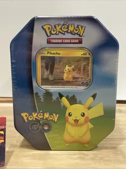 Pokemon TCG Pokemon Go Pikachu Tin - 2022 Brand New Factory Sealed Pikachu - Image 2