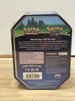 Pokemon TCG Pokemon Go Pikachu Tin - 2022 Brand New Factory Sealed Pikachu - Image 4