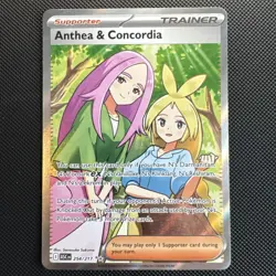 Anthea and Concordia 254/217 Ascended Heroes Pokemon TCG Full Art Trainer NM - Image 1