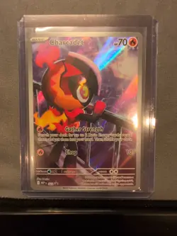 Pokemon TCG Charcadet Phantasmal Flames 22 Holo Rare Promo - Image 1