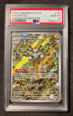 PSA 10 GEM MINT Magneton Promo Surging Sparks ETB #159 Pokemon Card TCG - Image 1