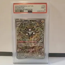 Magneton 159 Promo SV: Surging Sparks ETB Promo Cards PSA 9 English Pokemon - Image 1