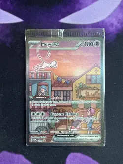 Mew ex SVP 053 Pokemon TCG Scarlet Violet 151 Black Star Promo Full Art SEALED - Image 1