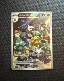 Excadrill 174/162 Holo Illustration Rare Temporal Forces Pokemon Card - Image 1