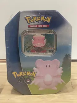 One Factory Sealed Pokemon TCG 2022 Collector's Tin: Pokemon Go (Blissey Promo) - Image 2