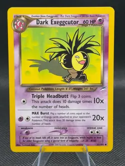 Dark Exeggutor 33/105 – Pokemon TCG Neo Destiny 2002 - LP/NM - Image 1