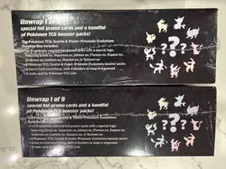 Pokemon TCG Scarlet & Violet Prismatic Evolutions Surprise Box Set of 2 - Image 2