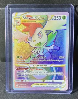 Shaymin VSTAR 173/172 Rainbow Secret Rare 2022 Pokemon Brilliant Stars NM - Image 1