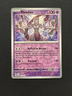 Pokemon TCG Mewtwo 150/165 Sv: Scarlet & Violet 151 Reverse Holofoil Near Mint - Image 1