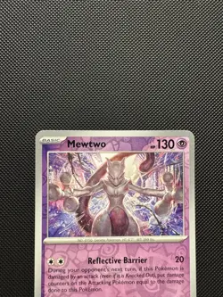 Pokemon TCG Mewtwo 150/165 Sv: Scarlet & Violet 151 Reverse Holofoil Near Mint - Image 3