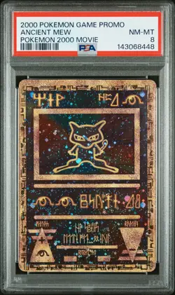 2000 POKEMON GAME MOVIE POKEMON 2000 MOVIE ANCIENT MEW PSA 8 - Image 1