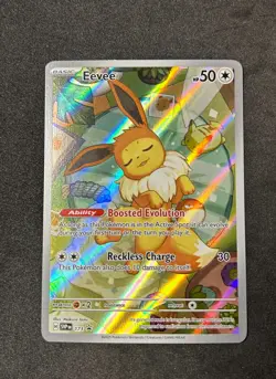 Eevee Prismatic Evolutions ETB Promo #SVP173 Pokemon Card TCG NEAR MINT - Image 1