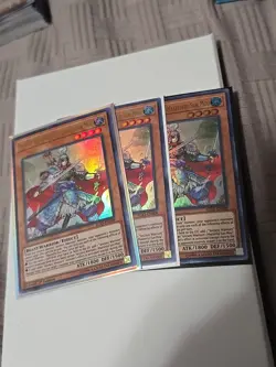 Yugioh! Ancient Warrior - Masterful Sun Mou x3 - IGAS-EN008 Ultra Rare (Playset) - Image 1