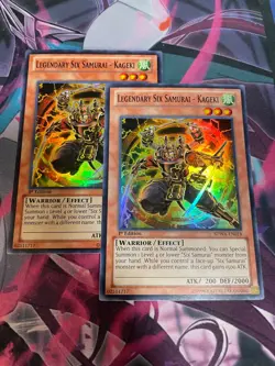 YUGIOH - LEGENDARY SIX SAMURAI KAGEKI X2 - SUPER RARE - SDWA - 1ST ED - NM/LP - Image 1