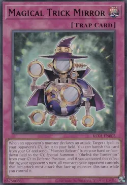Near Mint, English Yu Gi Oh Magical Trick Mirror - KC01-EN003 - Ultra Rare - Unl - Image 1