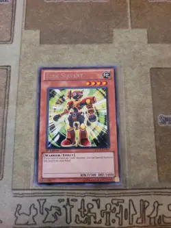 YUGIOH JUNK SERVANT EXVC-EN001 RARE 1ST ED NM - Image 1