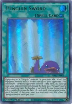 Yugioh! Penguin Sword - BROL-EN008 - Ultra Rare - 1st Edition Near Mint English - Image 1