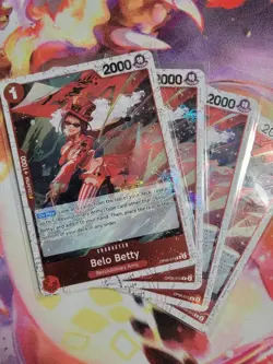 Belo Betty Playset - OP05-015 x4 - PRB-01 Jolly Roger Reprint - One Piece TCG - Image 1