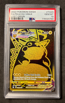 PSA 10 GEM MINT Pikachu VMAX Lost Origin #TG29 Pokemon Card TCG - Image 1