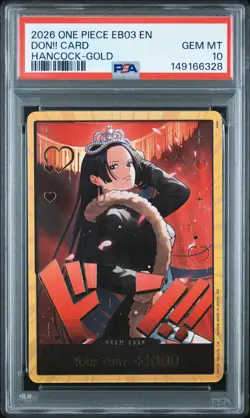 2026 ONE PIECE EB03-EXTRA BOOSTER HEROINES EDITION DON!! CARD PSA 10 - Image 1