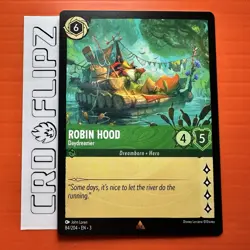 Disney Lorcana TCG Robin Hood Daydreamer 84/204 Regular Rare - Image 1