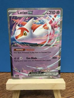 Pokemon TCG Latias EX 76/191 Surging Sparks Scarlet & Violet Double Rare Card - Image 1