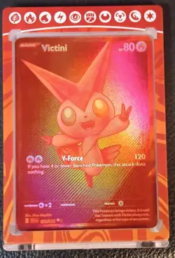 The Pokemon Company Victini 127/060 Full Art Foil 2024 Pokemon TCG Card - Image 1