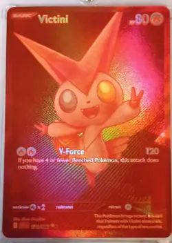 The Pokemon Company Victini 127/060 Full Art Foil 2024 Pokemon TCG Card - Image 4