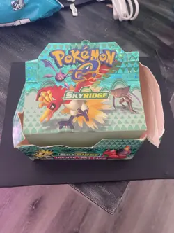 Pokemon Trading Card Game Skyridge EMPTY Booster Box Display EXTREMELY RARE! - Image 1