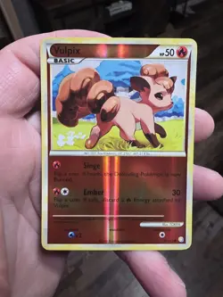Vulpix 87/123 Reverse Holo Heartgold & Soulsilver Pokemon Card LP - Image 1