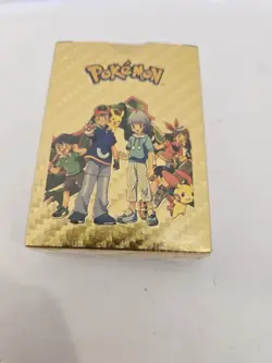 55Pcs Pokemon Card Foil GOLD PACK CARDS - Image 1