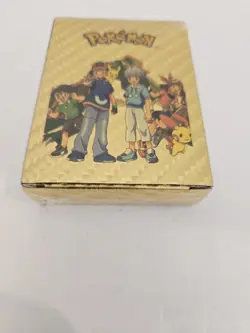 55Pcs Pokemon Card Foil GOLD PACK CARDS - Image 2