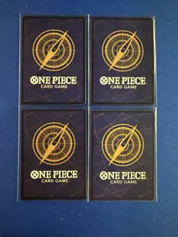 Buggy One Piece TCG 4-card lot ST25 Super Rare+OP09 Rare+OP03/OP12 Uncommon PWE - Image 2
