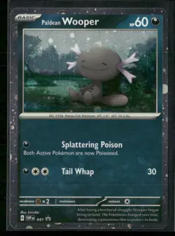 Paldean Wooper SV: Scarlet & Violet Promo Cards 041 Holo NM - Image 1