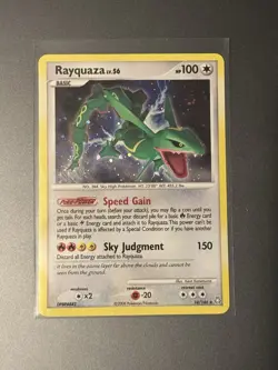 Pokemon Rayquaza LV.56 Card Basic 14/146 Holo Rare - Image 1