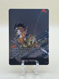 Son Goku E-45 Silver Energy Marker Dragon Ball Manga Booster Card Fusion World - Image 1