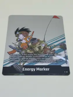 Son Goku E-45 Silver Energy Marker Dragon Ball Manga Booster Card Fusion World - Image 3