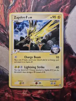 Zapdos G 12/99 Arceus Holo Rare Pokemon Card LP - Image 1