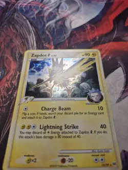 Zapdos G 12/99 Arceus Holo Rare Pokemon Card LP - Image 2