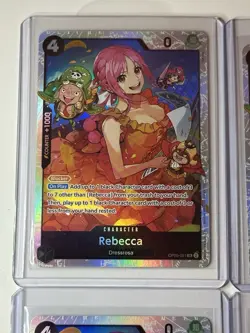 Rebecca OP05-091 The Best Vol. 2 Premium Booster Play Set 4 Card Lot - Image 2