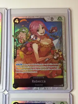 Rebecca OP05-091 The Best Vol. 2 Premium Booster Play Set 4 Card Lot - Image 3