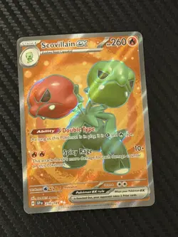 Pokemon Scovillain ex 216/191 Sv08: Surging Sparks Ultra Rare EX Holo Card - Image 1
