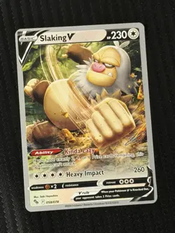 Pokemon TCG Slaking V 058/078 Yokohama World Championships 2023 Pokemon Card - Image 1