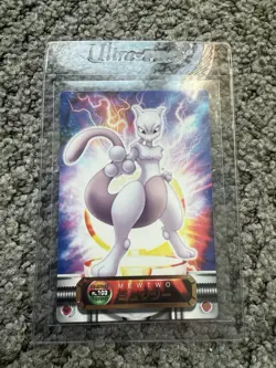 Mewtwo No.103 Japanese Carddass Bandai Pokemon Zukan Card - Image 1