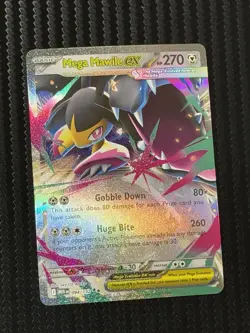 Mega Mawile EX Pokemon Card 270 HP Holo Rare 094/132 NM Mega Evolution - Image 1